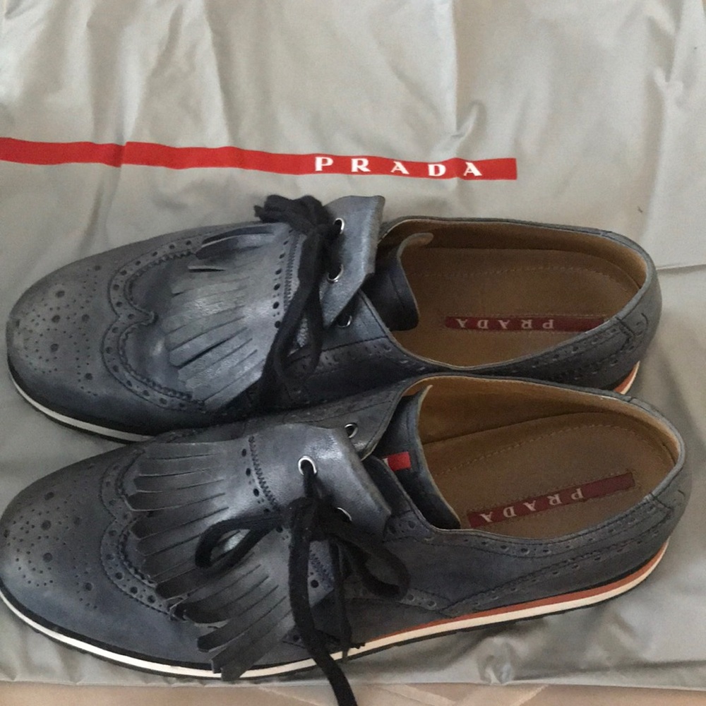PRADA mens NAPPA Mexico 4E2500 shoes!!